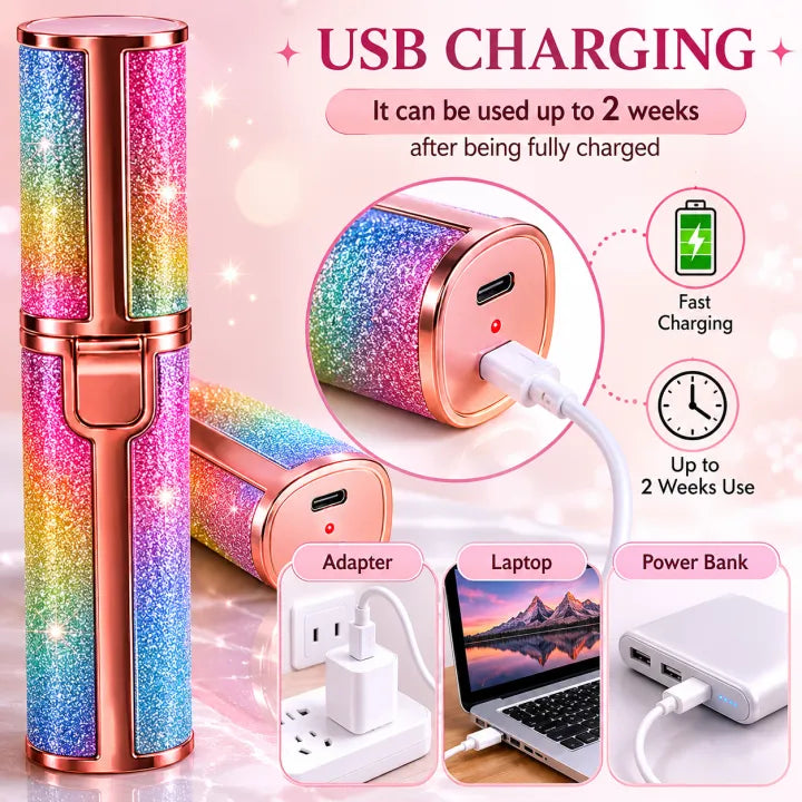 2-in-1 Rechargeable Electric Face Hair Remover