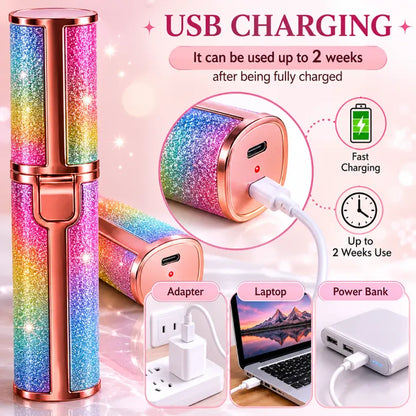 2-in-1 Rechargeable Electric Face Hair Remover