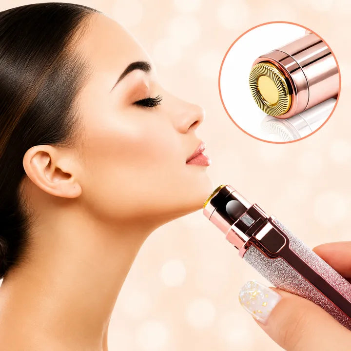 2-in-1 Rechargeable Electric Face Hair Remover