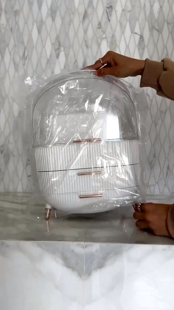 Large Capacity Cosmetic Storage Organizer full view