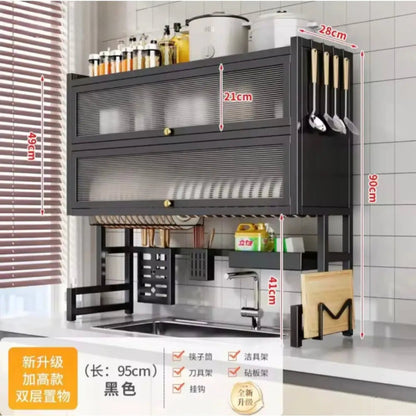 Over The Sink Cabinet Rack