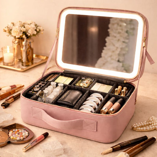 Smart LED Makeup Mirror Case closed view