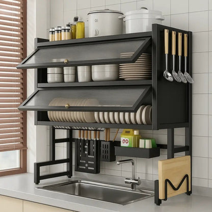 Over The Sink Cabinet Rack