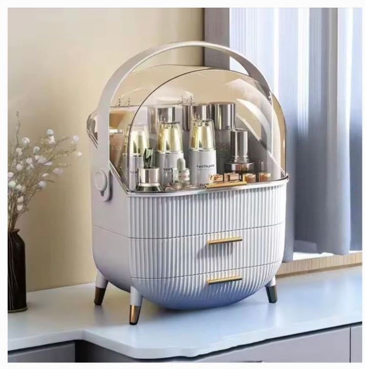 Cosmetic Storage Organizer top compartment view