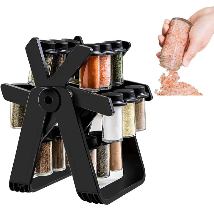 18 Pcs Spice Jar Rack base and stand