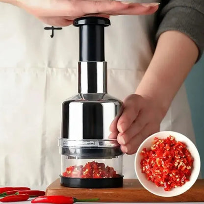 Manual Hand Press Vegetable Chopper