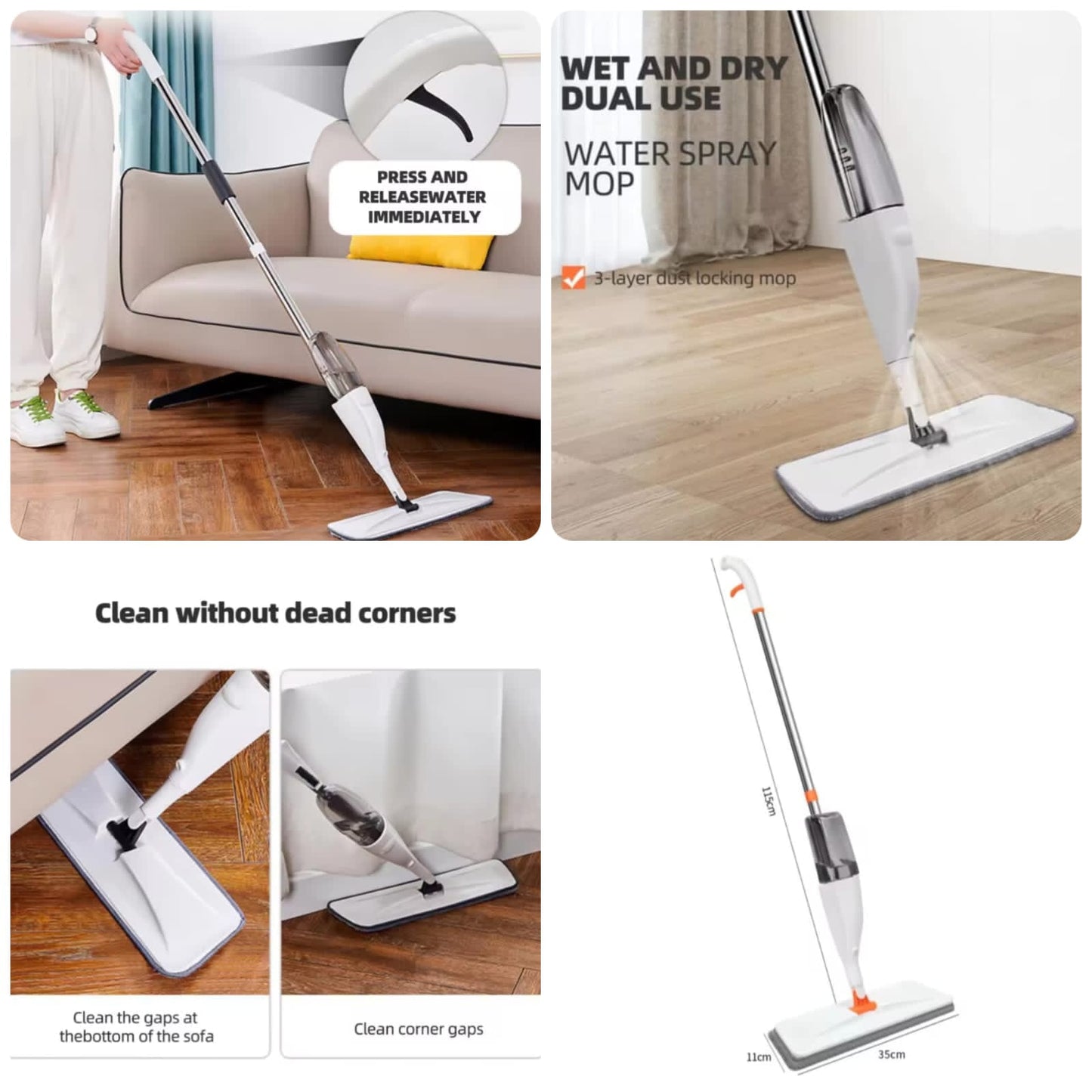 Healthy Water Spray Mop