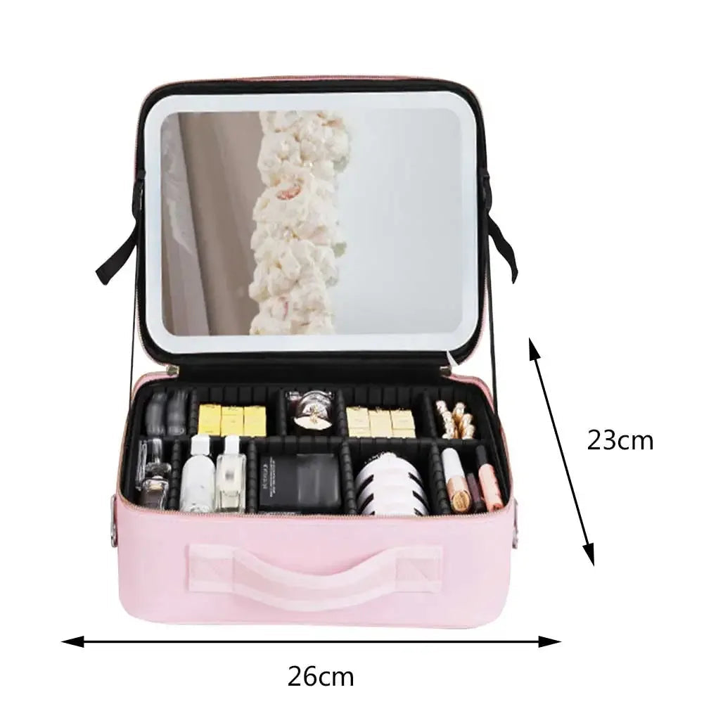 Smart LED Makeup Mirror Case size and dimensions