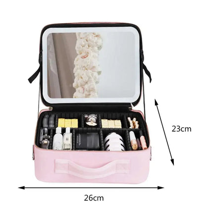 Smart LED Makeup Mirror Case size and dimensions