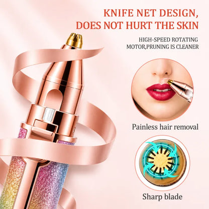2-in-1 Rechargeable Electric Face Hair Remover