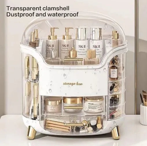 Dustproof and Waterproof Cosmetic Vanity Organizer Box packaging